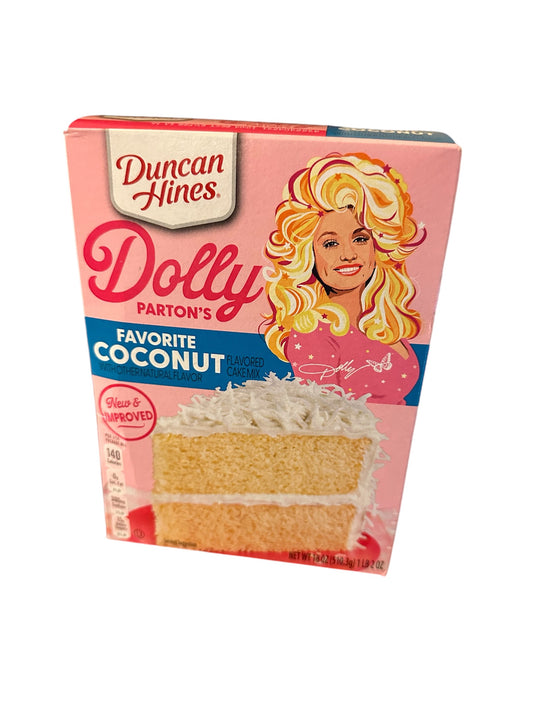 Dolly Parton coconut cake mix