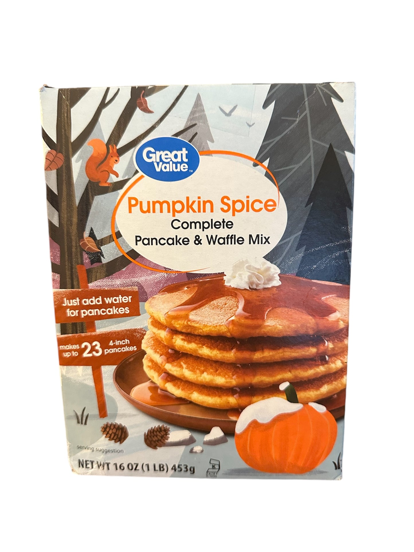 Pumpkin spice complete pancake and waffle mix