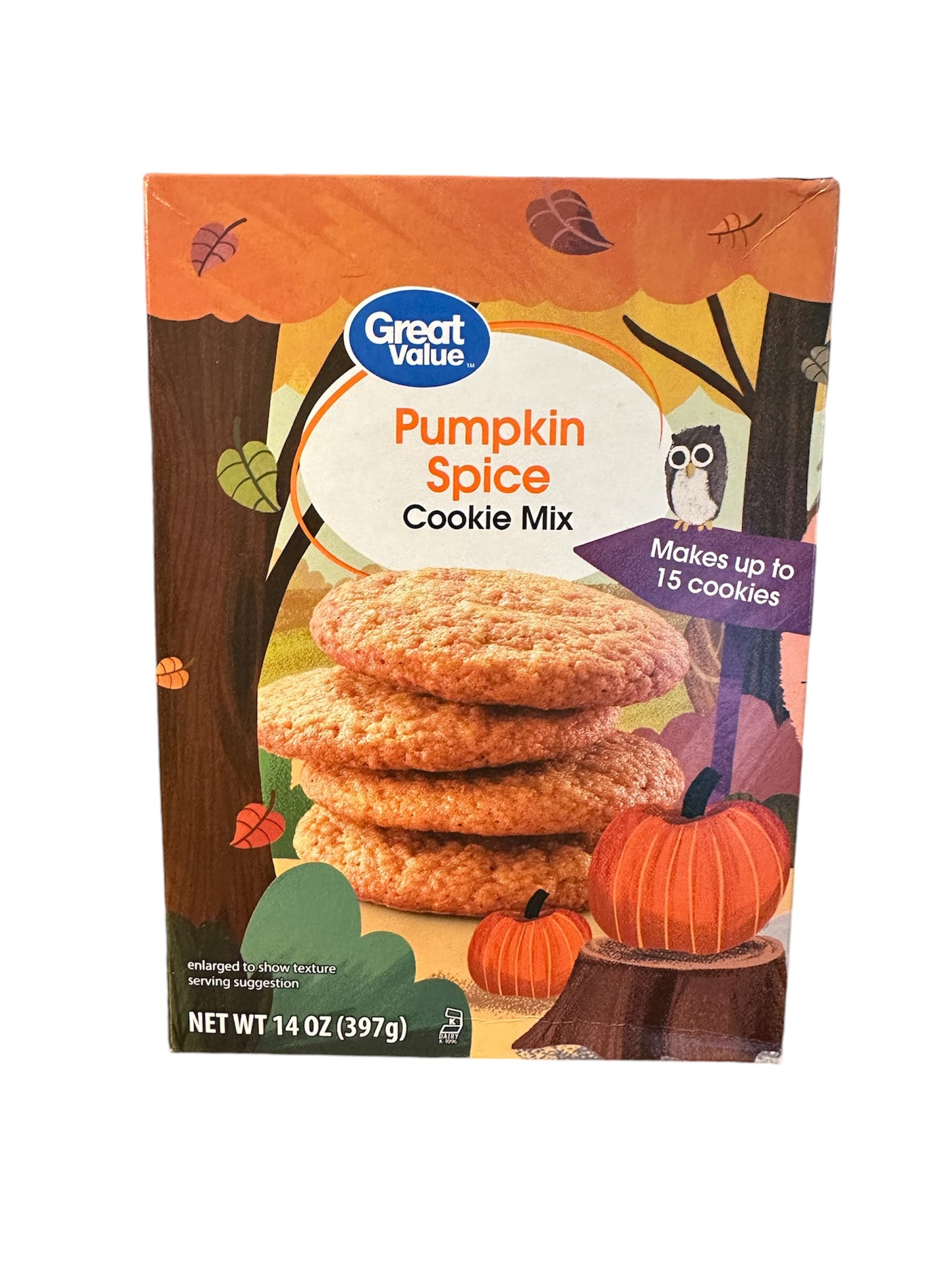 Pumpkin spice cookie mix