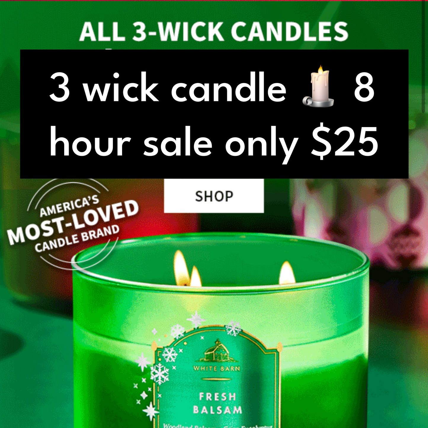 Bath and bodyworks 3 wick candle mystery grab