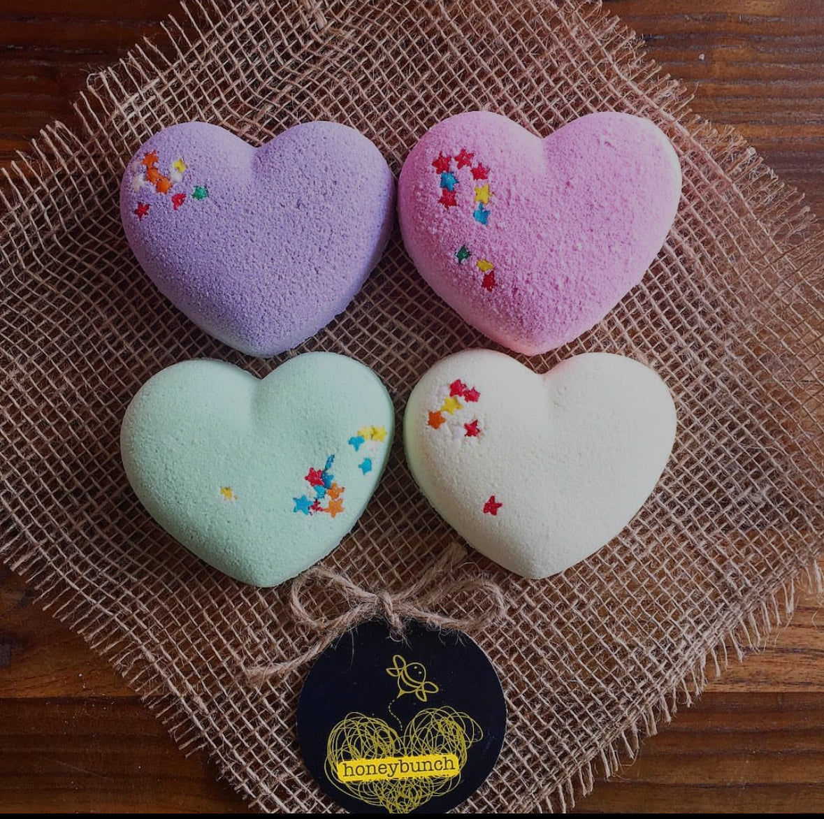 111 large heart bath bombs BULK buy Steal!