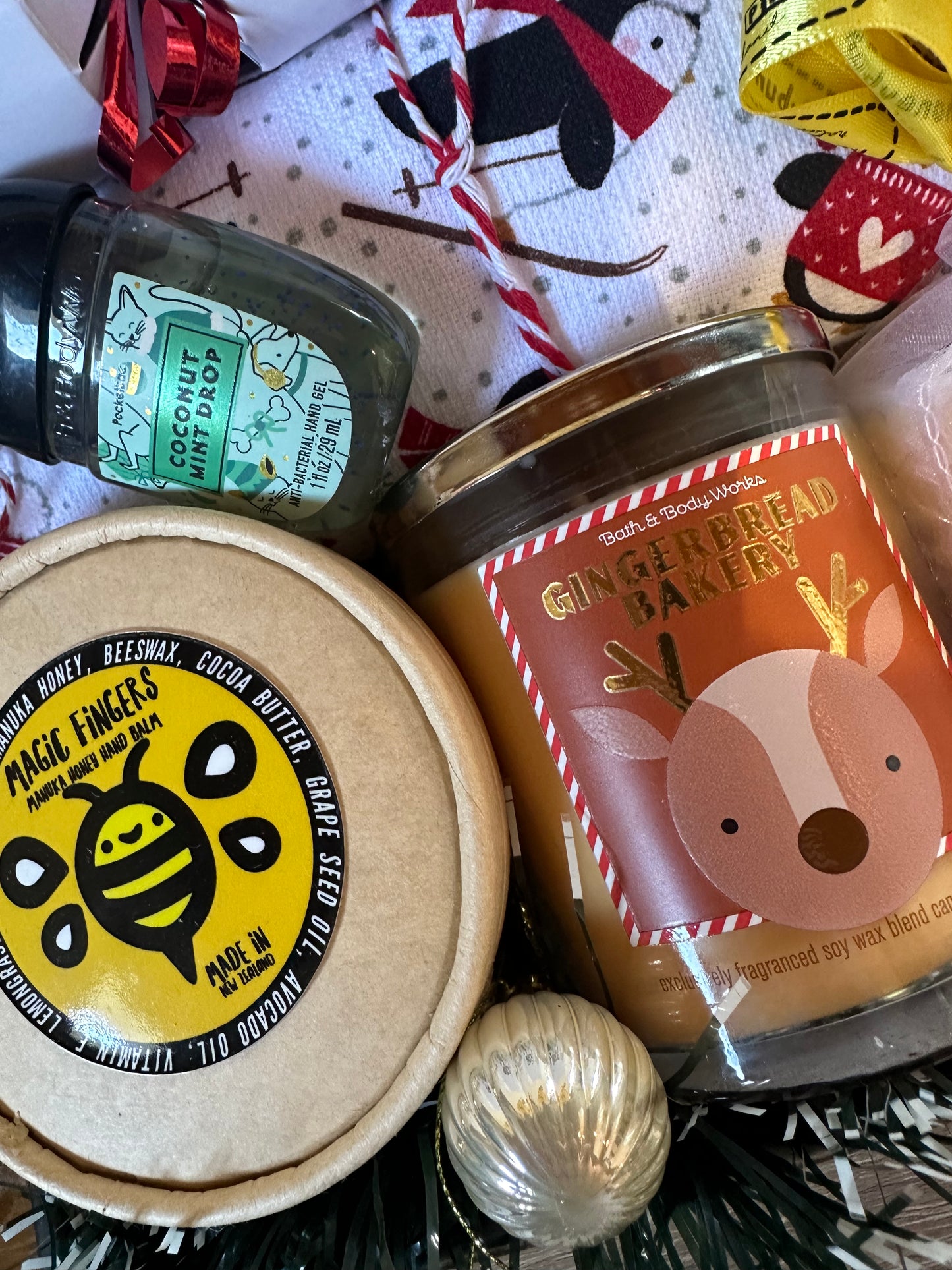 Pamper star bundle includes a bath and bodyworks candle!